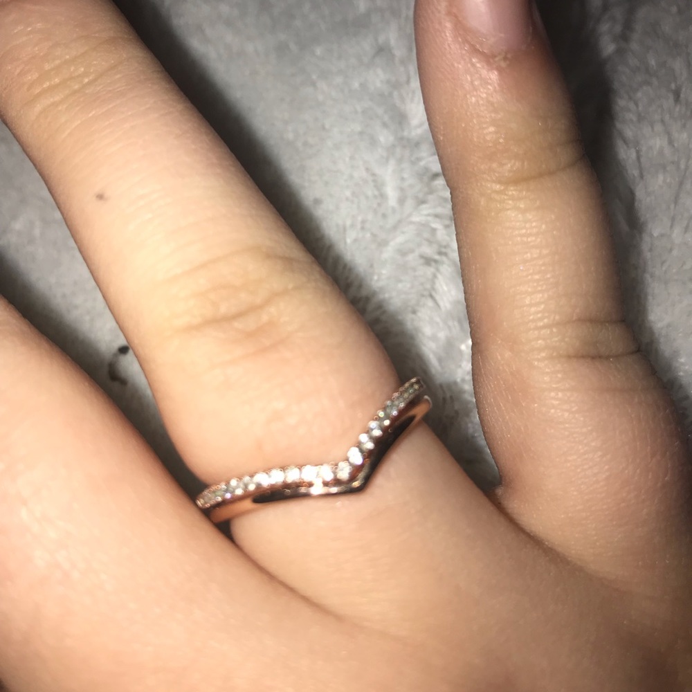 FINAL DROP Pandora RoseGold Shimmering Wish Ring 9 - Picture 2 of 8